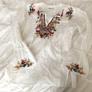 Cute Johnny was blouse